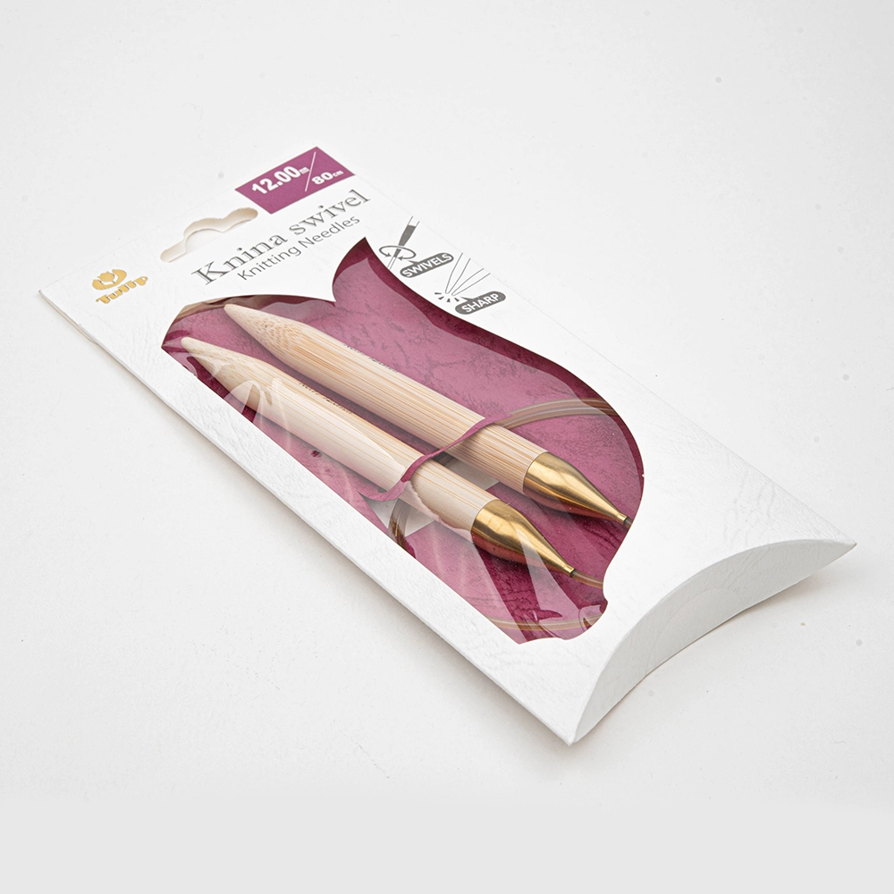 Спицы круговые Tulip "Knina Swivel" 12мм/80см, бамбук,