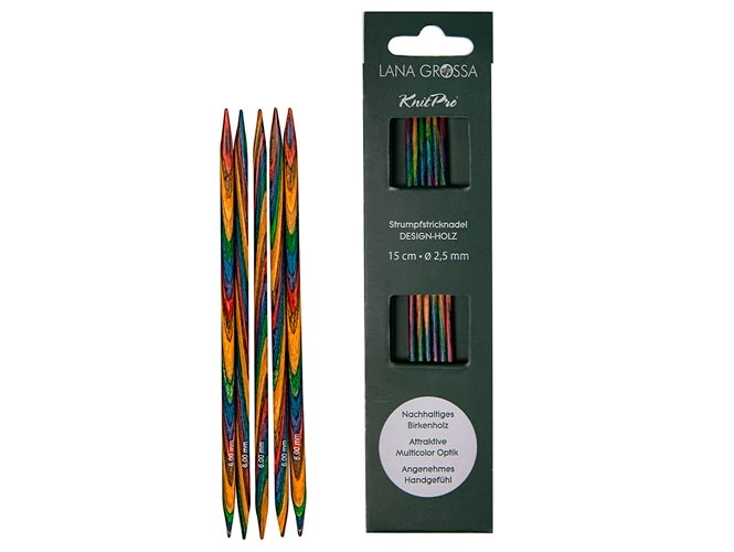 Спицы LG чулочные дерево 15 см № 3,0  