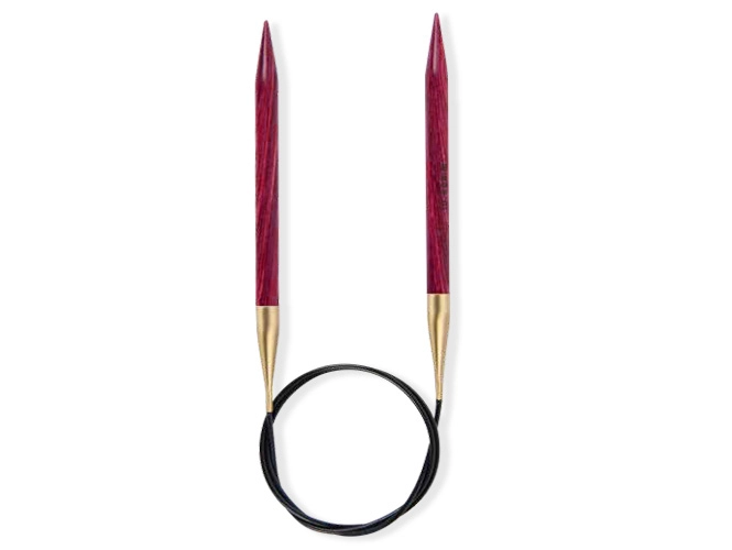 Круговые спицы Lana Grossa, дерево (Signal), 80 см, № 4.0 