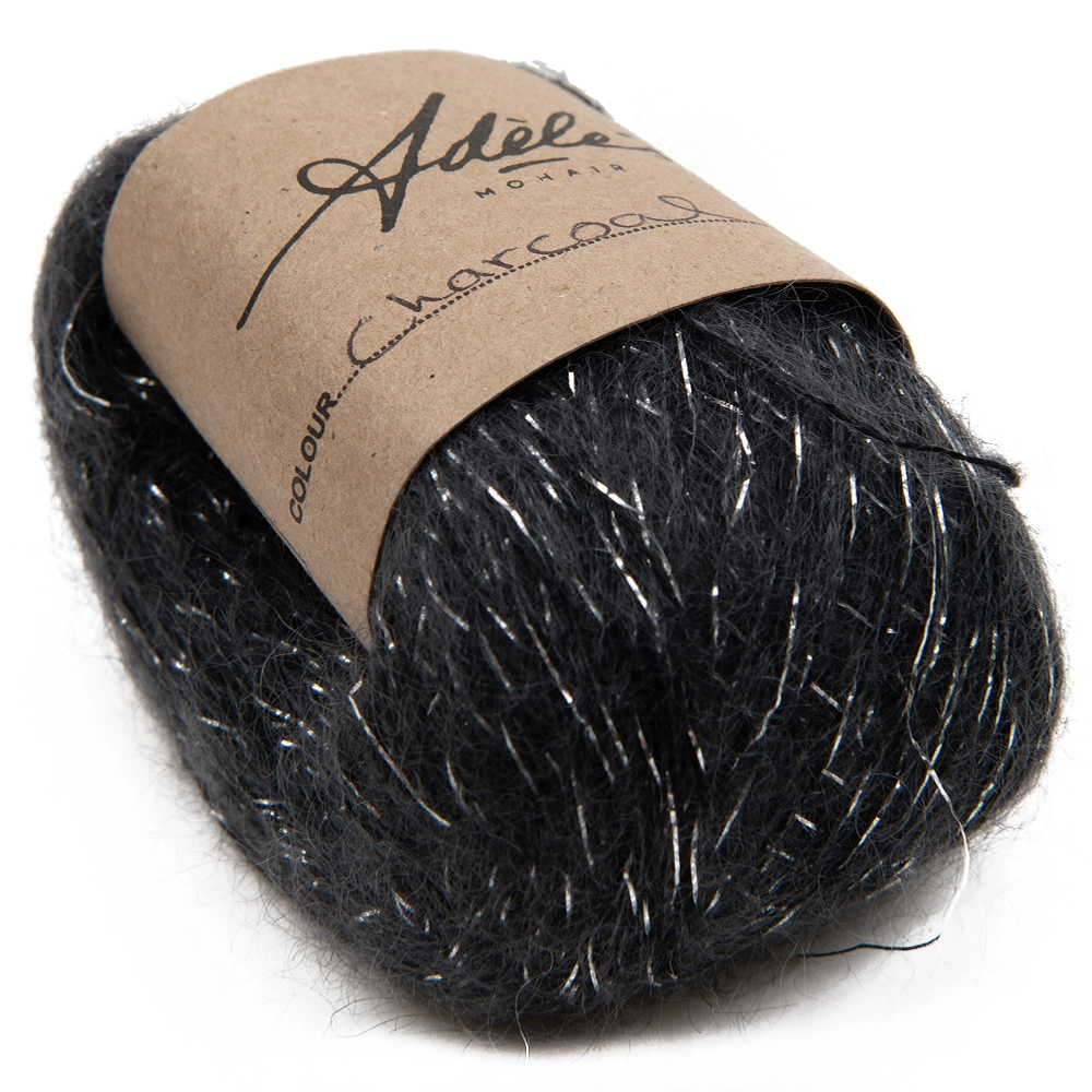 ADELE"S Mohair Bambi Yarns цв.CHARCOAL