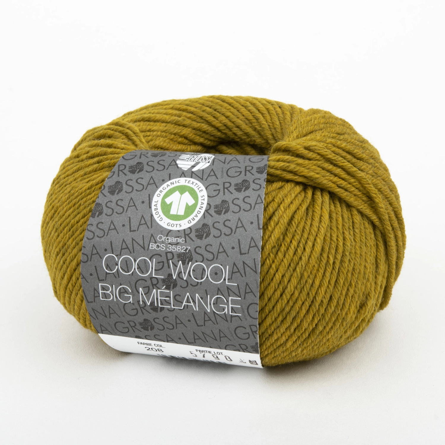 Пряжа Lana Grossa Cool Wool Big Melange 50г 208*