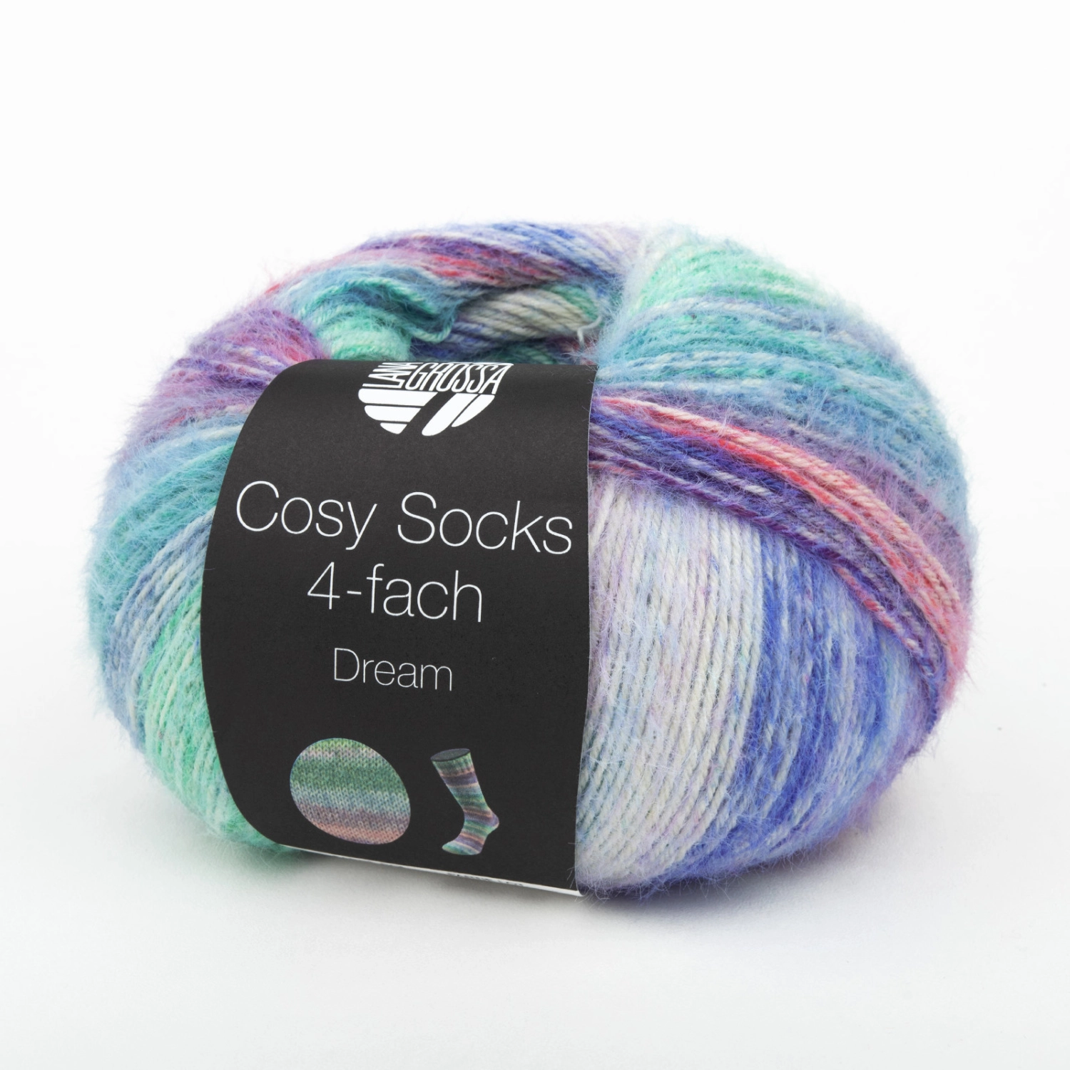 Пряжа Lana Grossa MEILENWEIT 100 Cosy Socks Dream 252