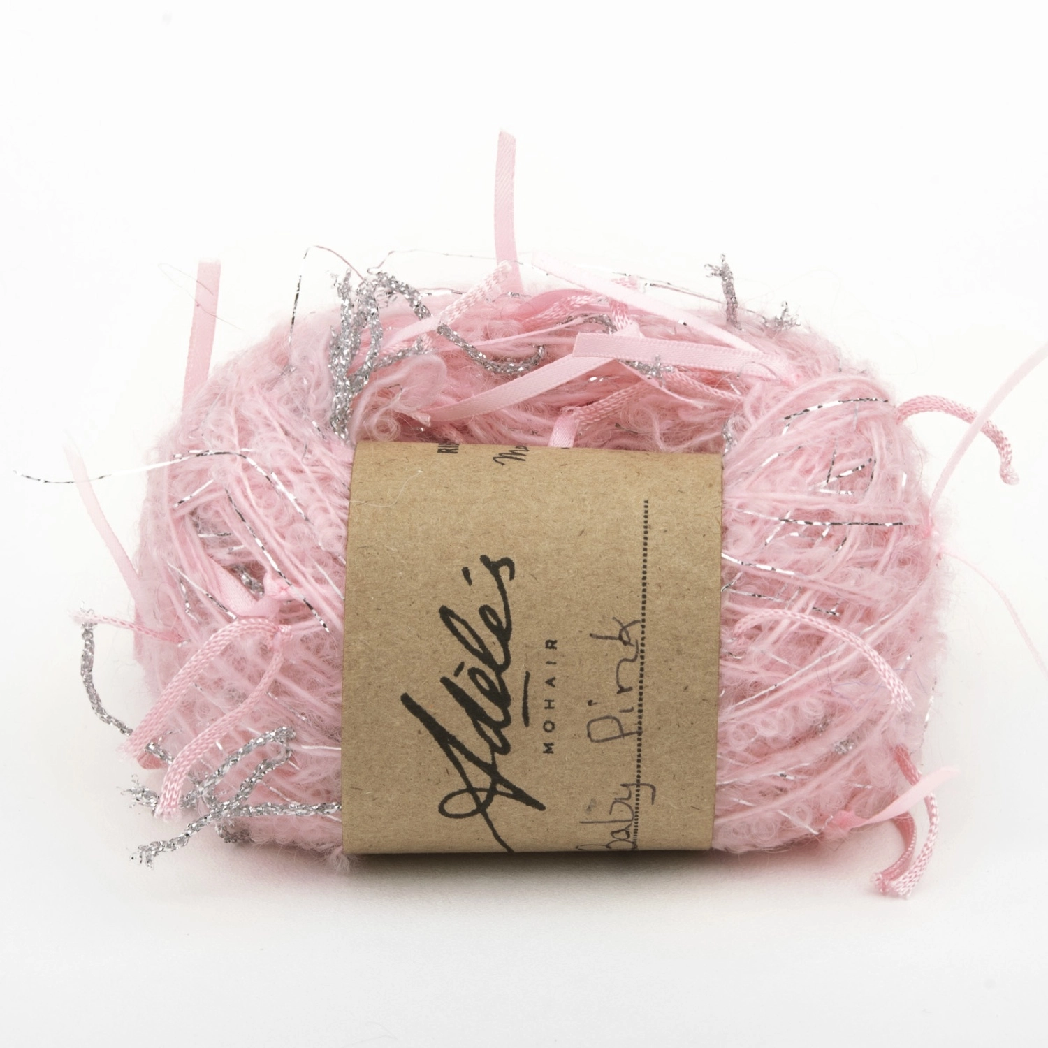 Пряжа ADELE'S Mohair Ribbon Yarn 50г BABY PINK