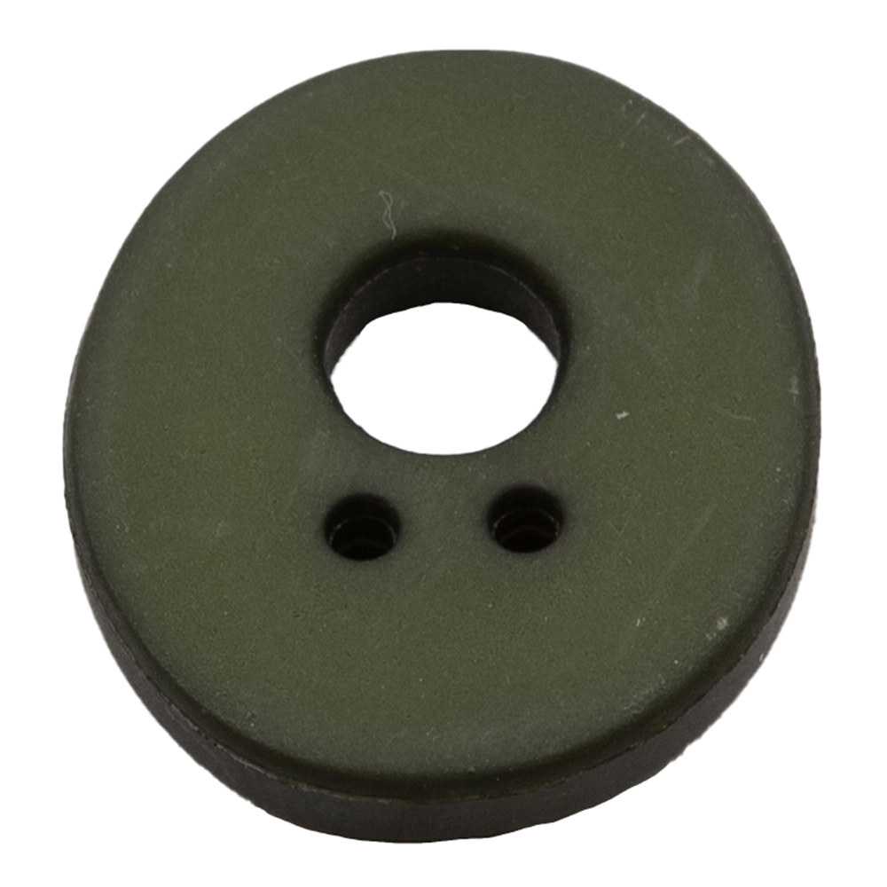 Пуговицы "Алфавит" 18мм "O" зеленый