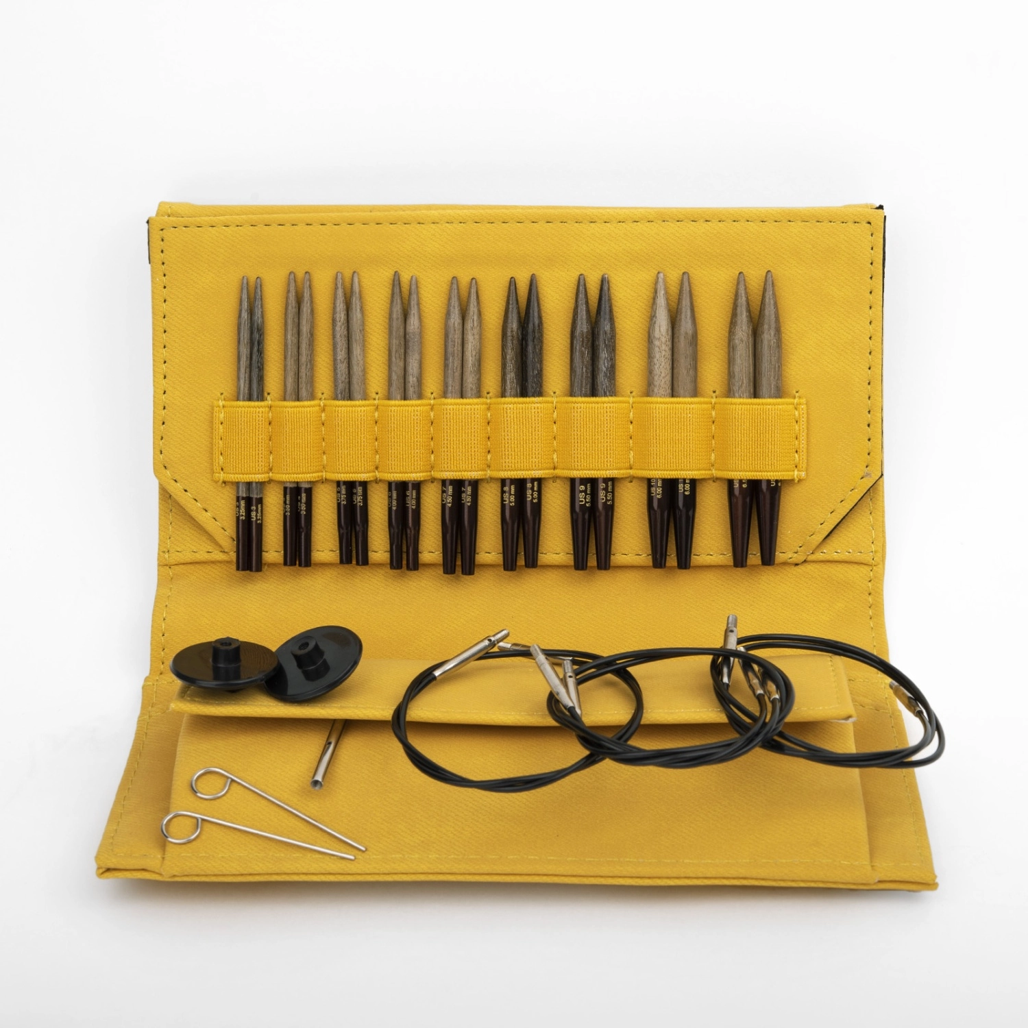 Набор разъемных спиц LYKKE, дерево, длина 7 см, цвет Umber Dandelion