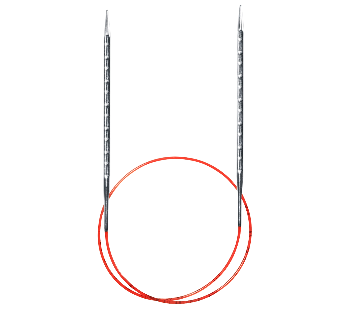 Спицы металлические круговые супергладкие квадратные addiNovel, №4,5, 60 см.