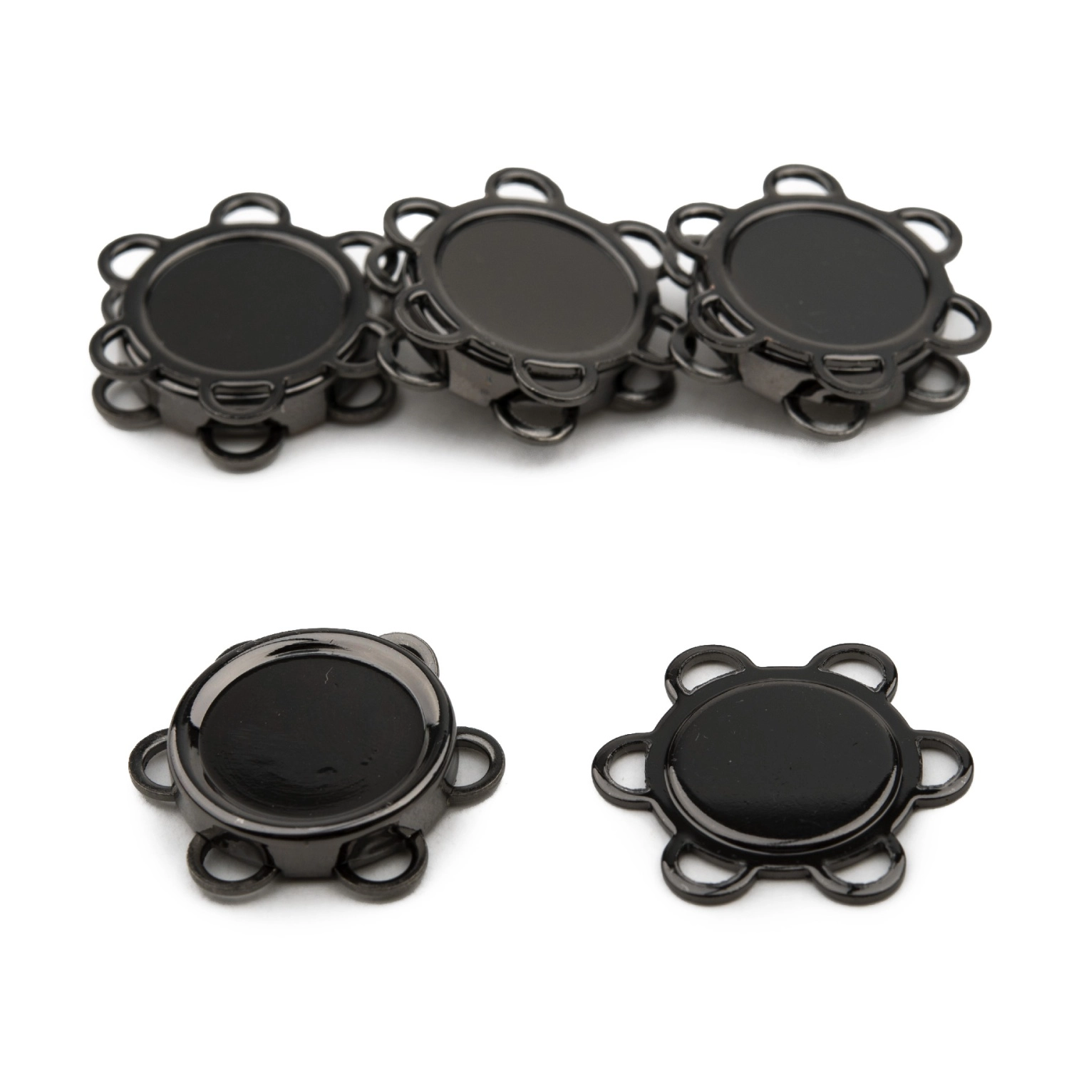 Кнопки магнитные пришивные AK-25-18 BN, 4 шт. (d=15-25 мм.)