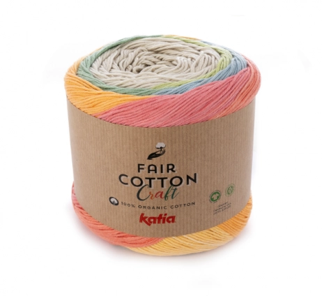 Пряжа Katia Fair Cotton Craft 200г 0503