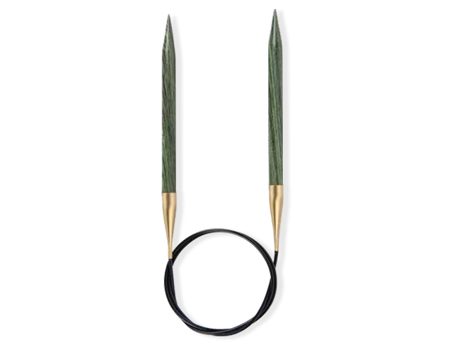 Круговые спицы Lana Grossa, дерево (Signal), 80 см, № 2.0 