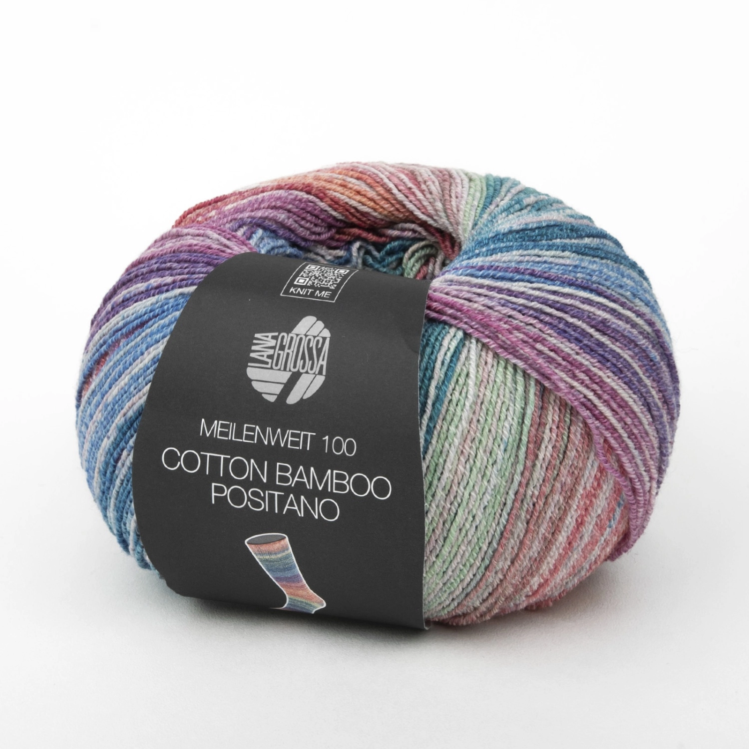 Пряжа Lana Grossa Meilenweit 100 COTTON BAMBOO POSITANO 100г 2568