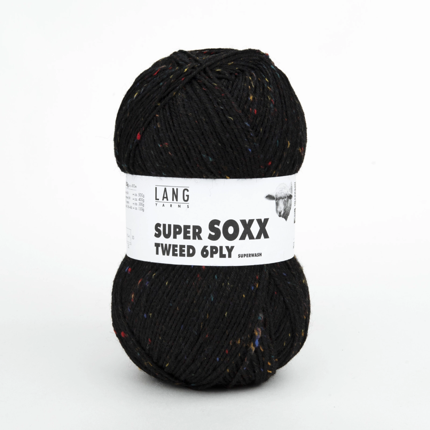Пряжа Lang Yarns Super Soxx Tweed 6-Ply 150г 004