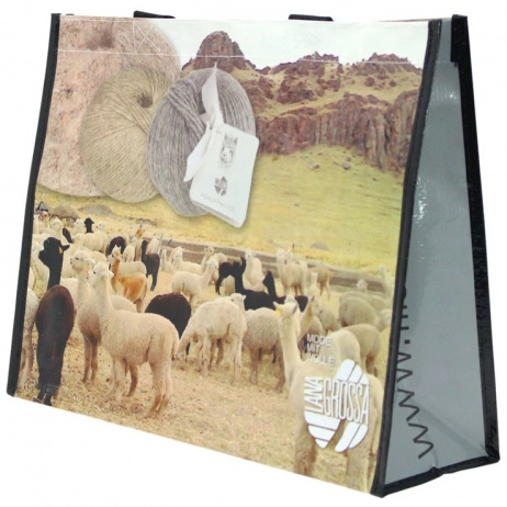 Сумка Lana Grossa "Alpaca klein" плотный пластик (36 см x 12,5 см x 29 см)