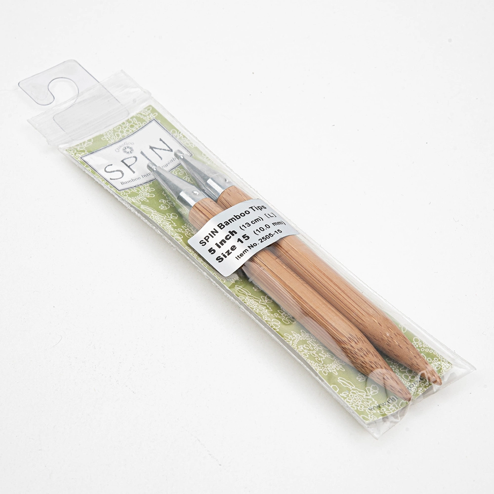 спицы съёмные бамбуковые 13 см 10 мм 2505-15