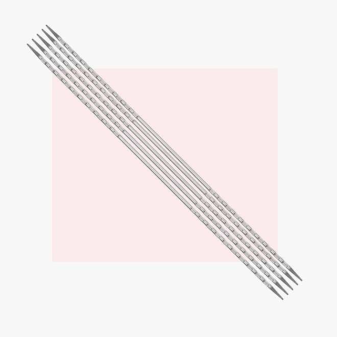 Спицы чулочные квадратные addiNovel Quintett №3,5, 20 см