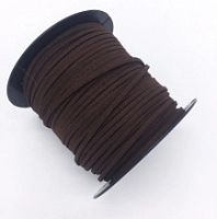 Шнур иск. кожа 2,8мм шоколад