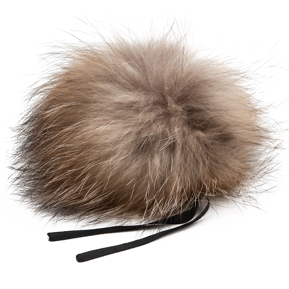 Помпон Енот натуральный