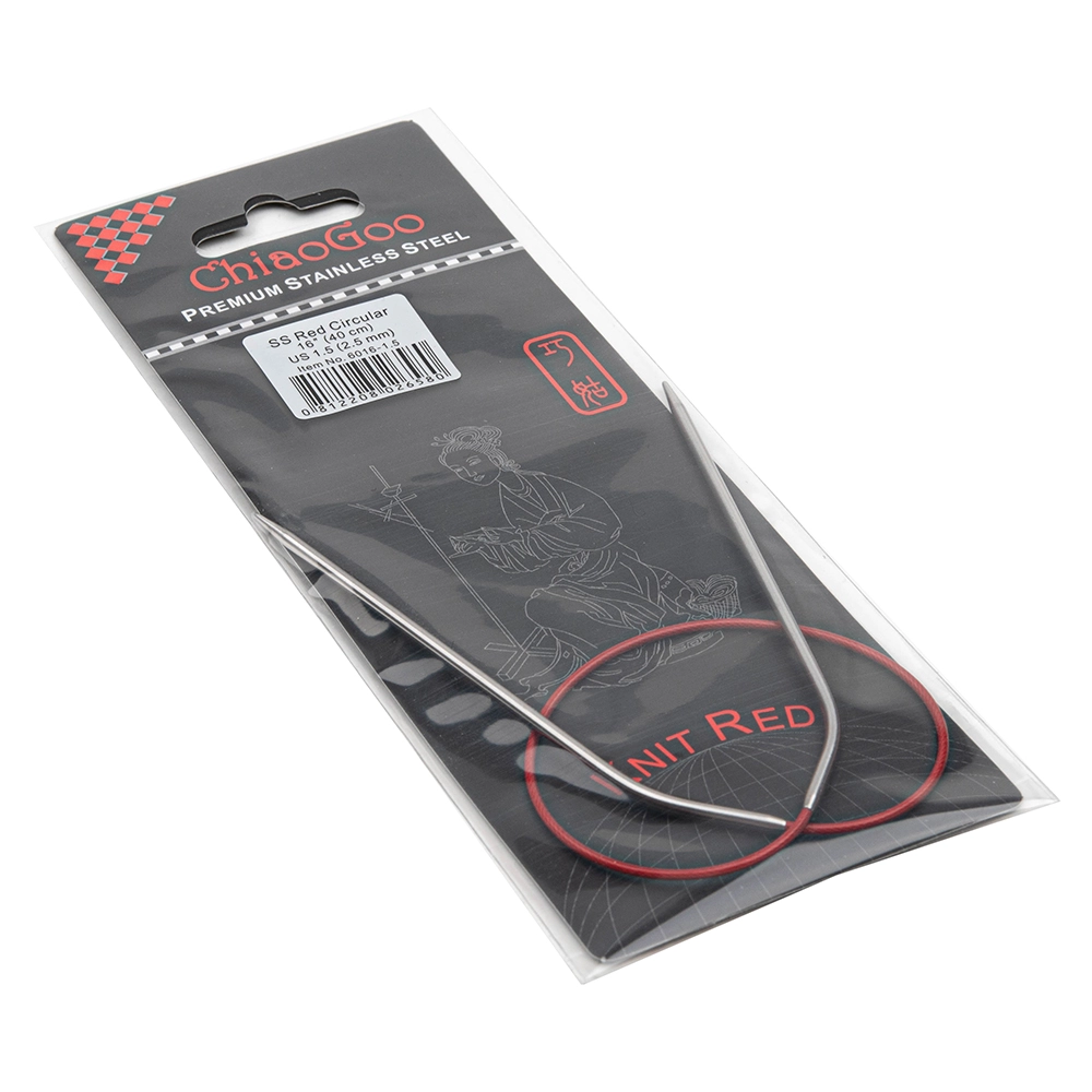 Спицы метал.круговые knit red, 40см № 2,5 6016-1,5