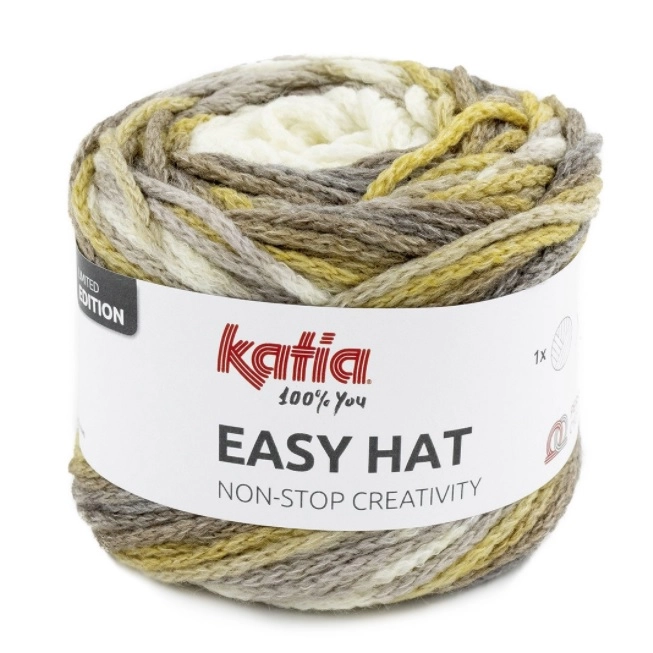 Пряжа Katia Easy Hat 100г 0500