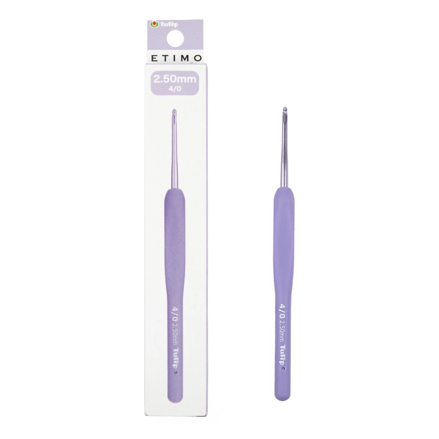 Крючок для вязания с ручкой "ETIMO Murasaki" 2.5мм