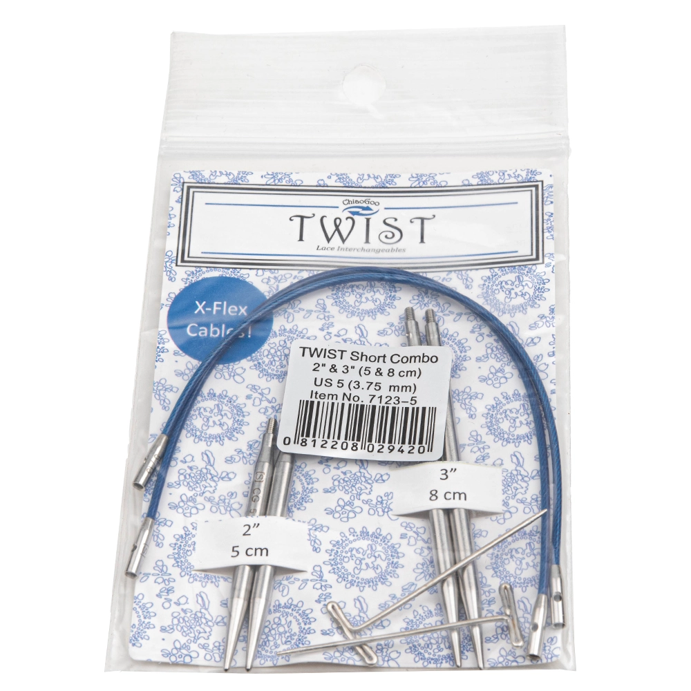 набор спиц twist short combo 3.75 мм 7123-5