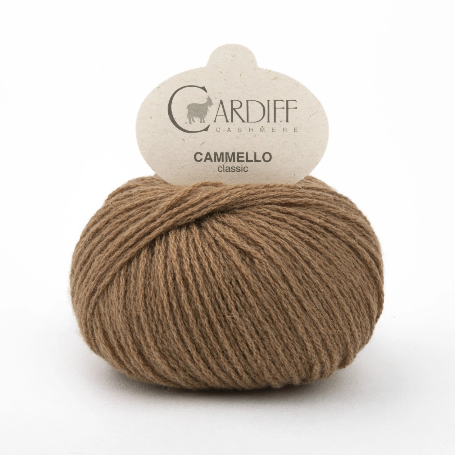 Пряжа Cardiff Cammello 6/28 25г Naturale