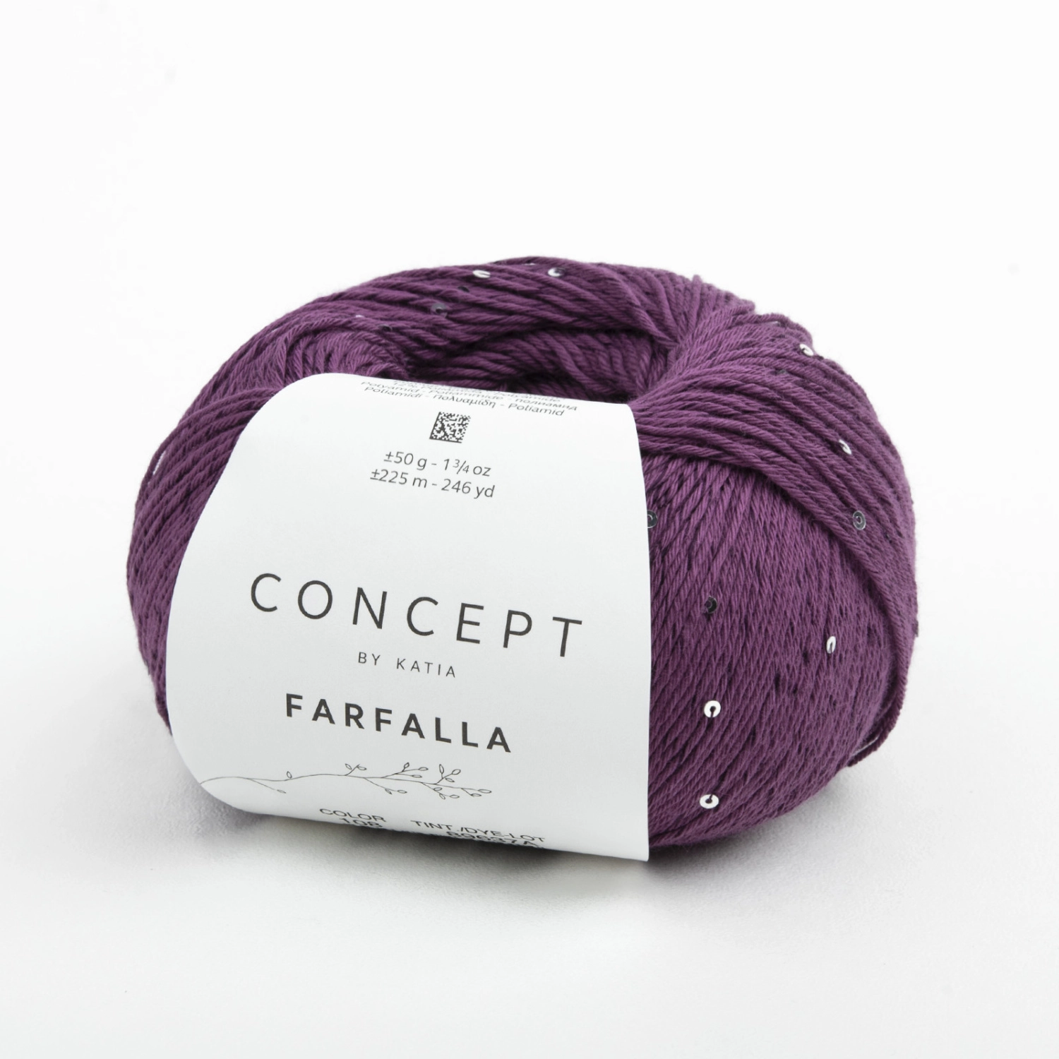 Пряжа Katia FARFALLA 50г 108