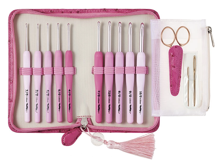 Набор крючков для вязания "ETIMO Rose" 2-6мм TER-001e