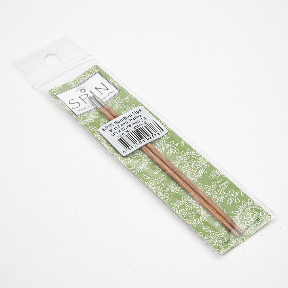 спицы съёмные бамбуковые 13 см 2,75 мм 2505-2