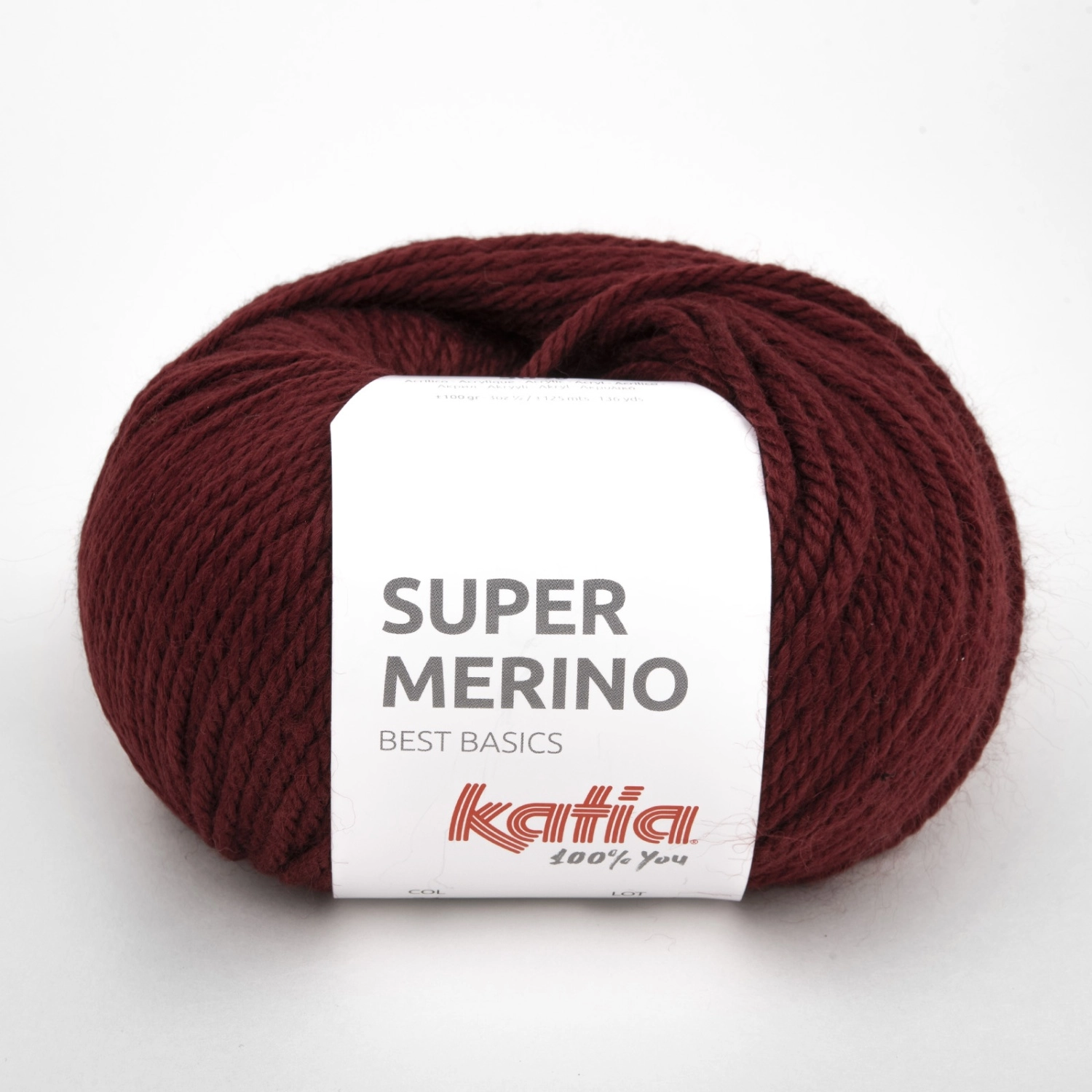 Пряжа Katia Super Merino 100г 0024