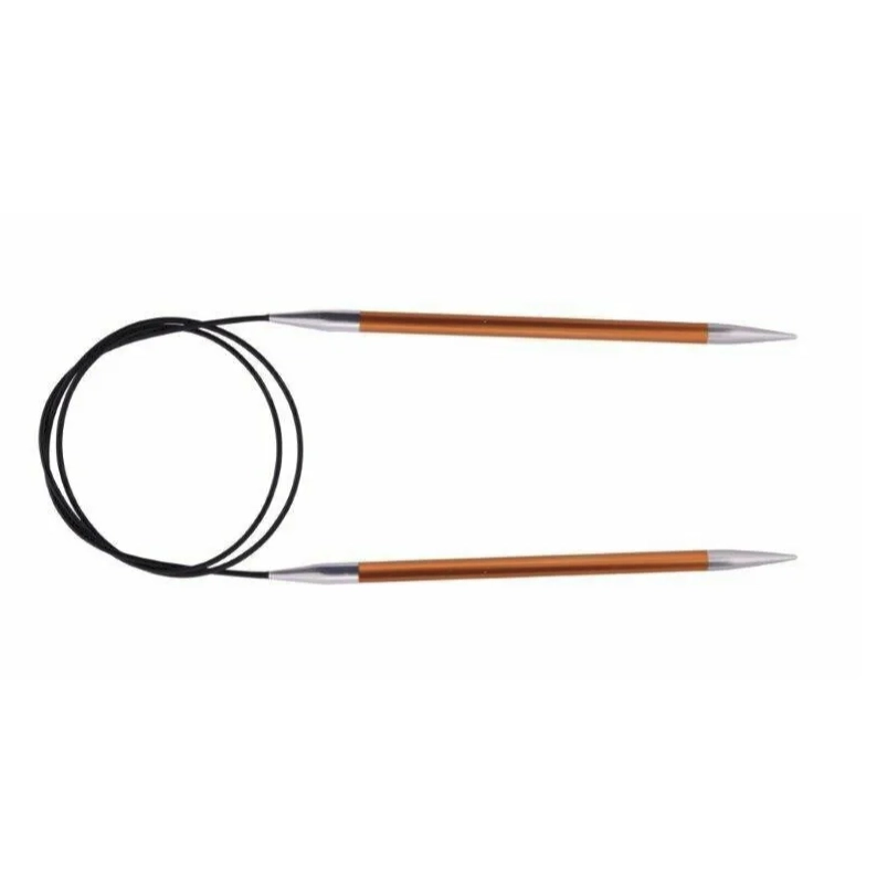 Спицы алюминиевые, круговые 80 см, Knit Pro Zing (2,75)