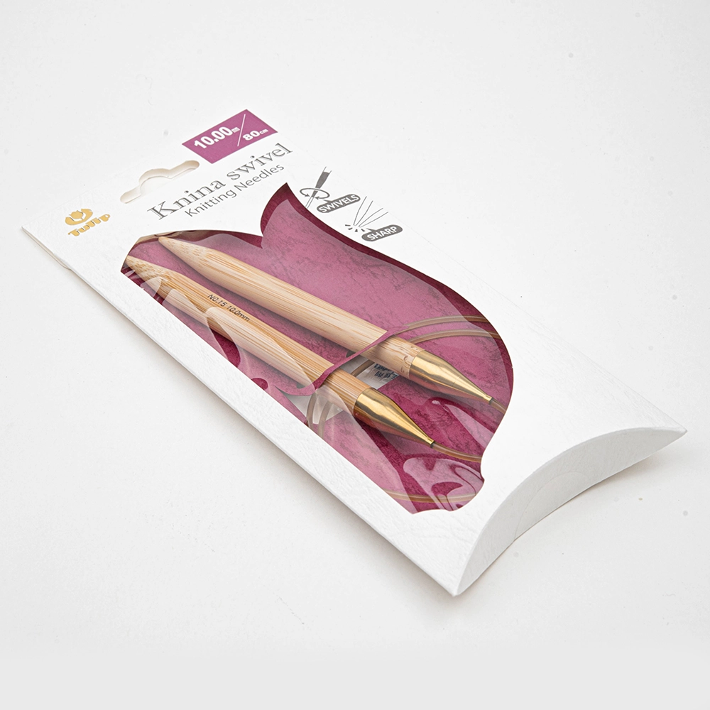 Спицы круговые Tulip "Knina Swivel" 10мм/80см, бамбук, 