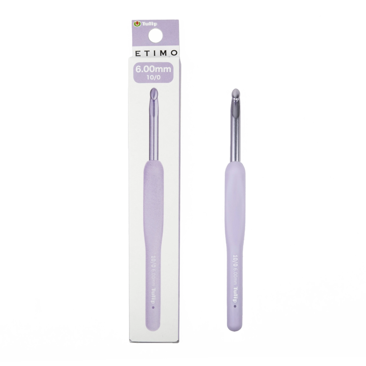 Крючок для вязания с ручкой "ETIMO Murasaki" 6.0мм