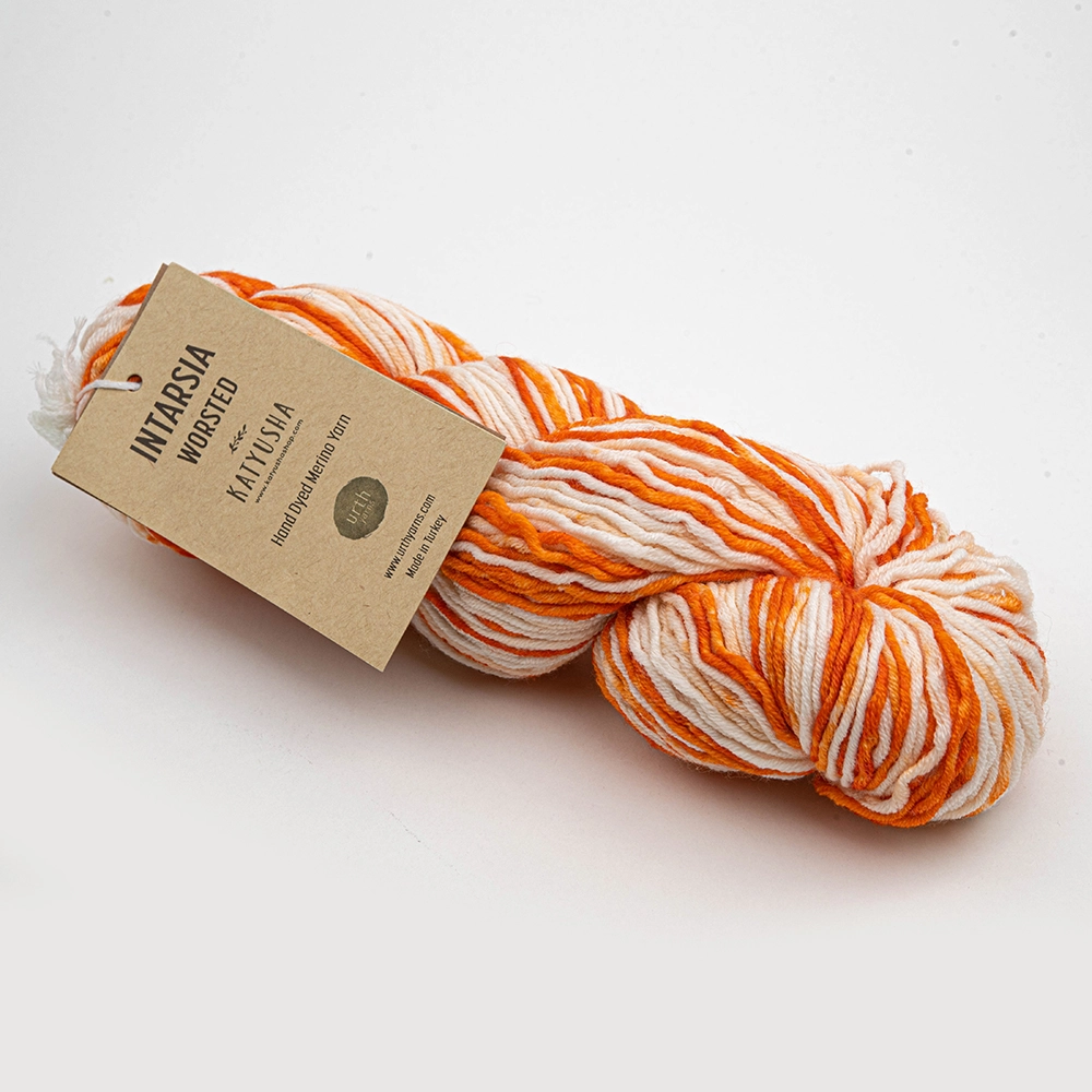 Пряжа URTH YARNS Intarsia Worsted 100г orange