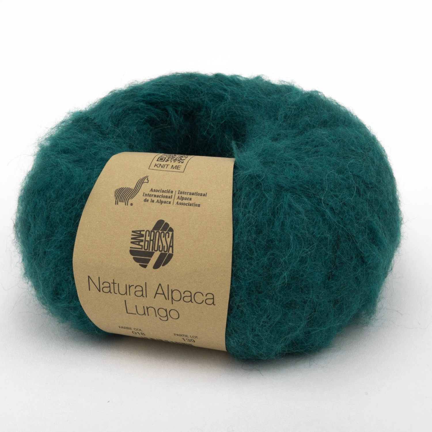 Пряжа Lana Grossa NATURAL ALPACA LUNGO 018