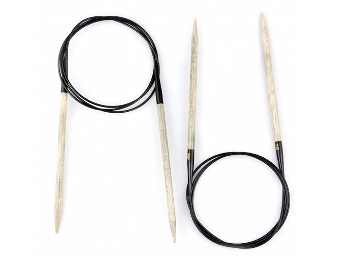 Спицы круговые LYKKE, дерево Driftwood,леска 80 см, № 12