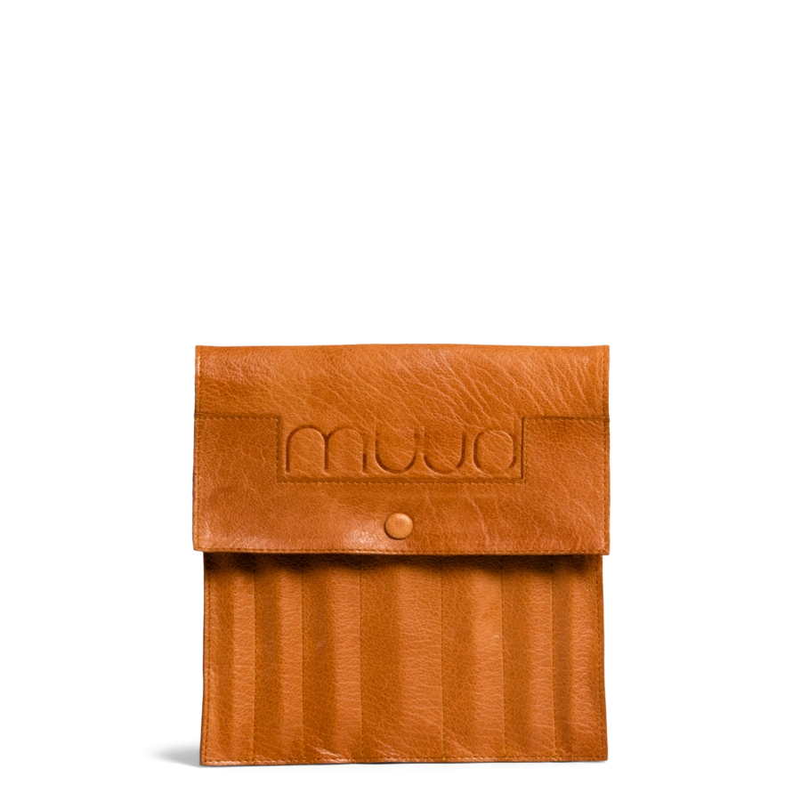 Чехол для спиц Oslo Whisky натуральная кожа 