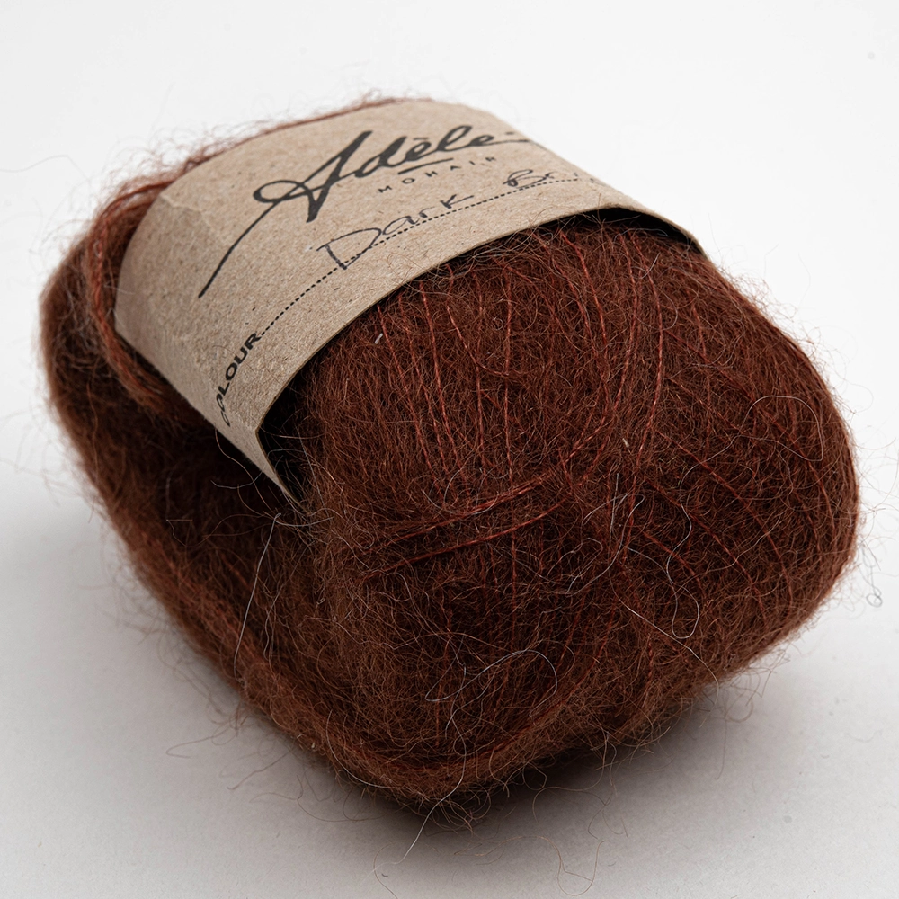 ADELE"S Mohair Extrafine Brushed Kidmohair цв.DARK BRICK