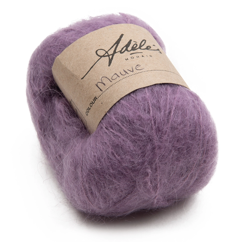 ADELE"S Mohair Brushed Kidmohair цв.MAUVE