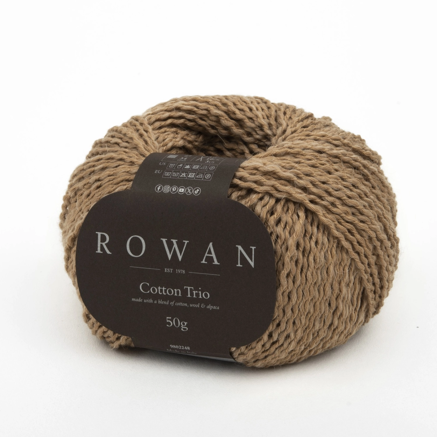 Пряжа Rowan Cotton Trio 50г 112