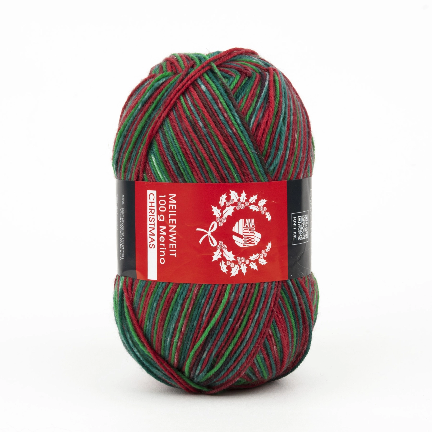 Пряжа Lana Grossa Meilenweit 100 CHRISTMAS 100г 6790
