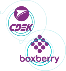 Службами доставки BOXBERRY и СДЭК